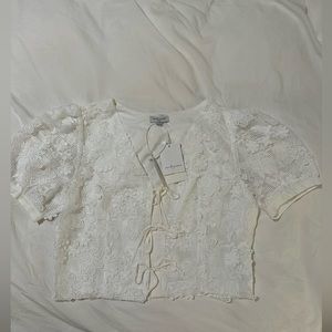 Petite Studio NYC, Arissa top, lace & bows